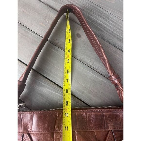 B. Makowsky Genuine Leather Hobo Studded Hobo Shoulder Bag - Picture 12 of 16